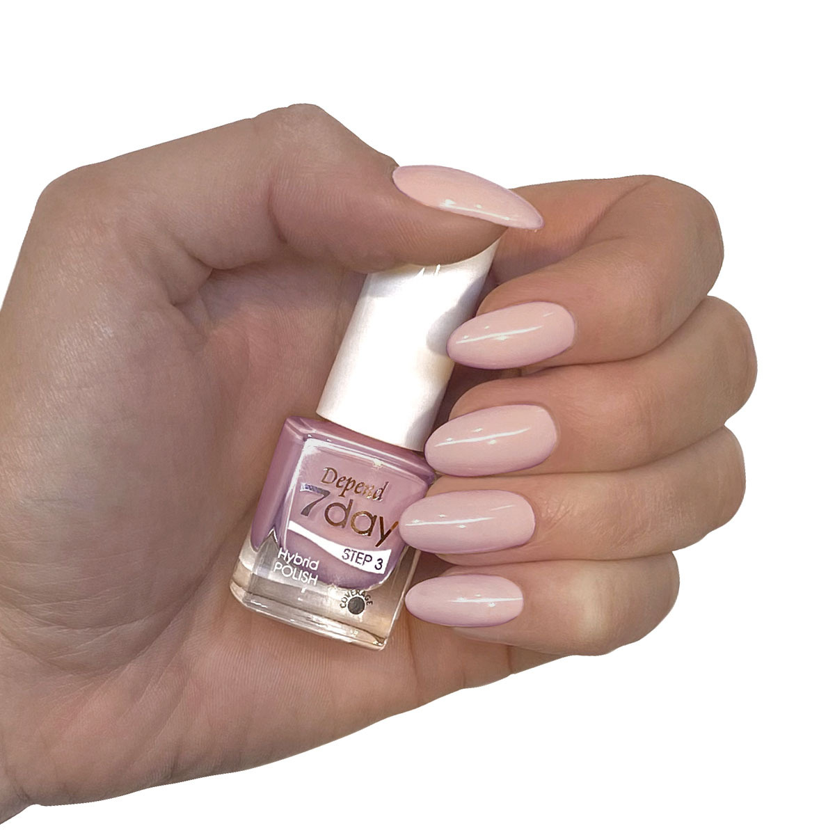 7day 仿GEL甲快乾甲油 7256 All About Bardot 柔和灰調淺粉紅色 (不透明)