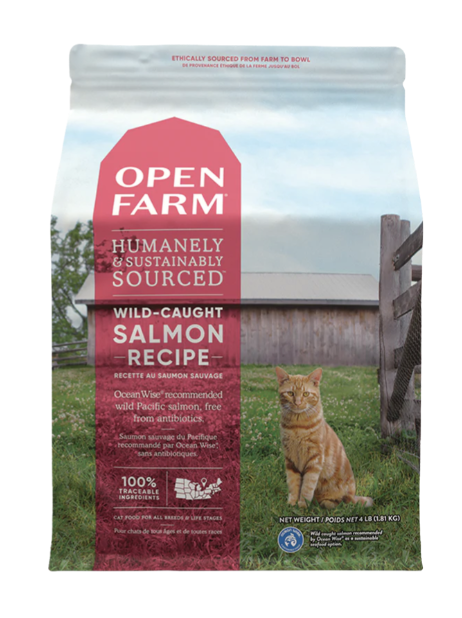 OPEN FARM 無穀野生三文魚貓糧配方 [4LB/8LB]