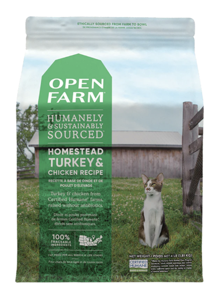OPEN FARM 無穀物火雞雞肉貓糧配方 [4LB/8LB]