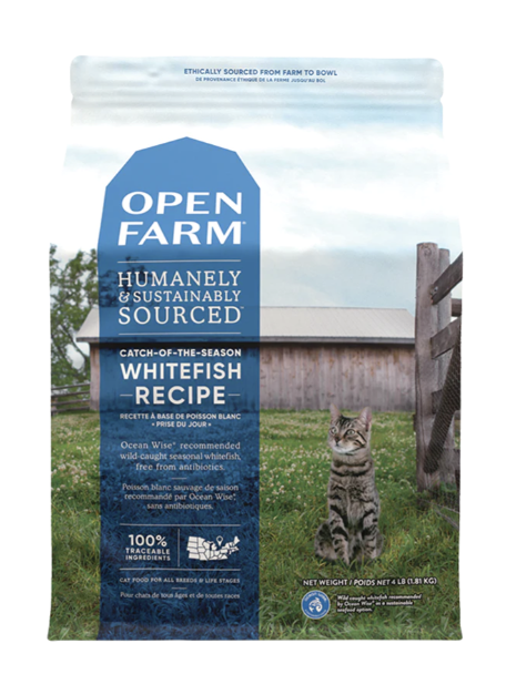 OPEN FARM 無穀物海捕鮮魚貓糧配方  [4LB/8LB]