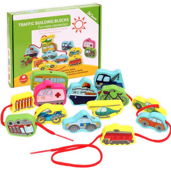 木製穿繩教具 TZX-17