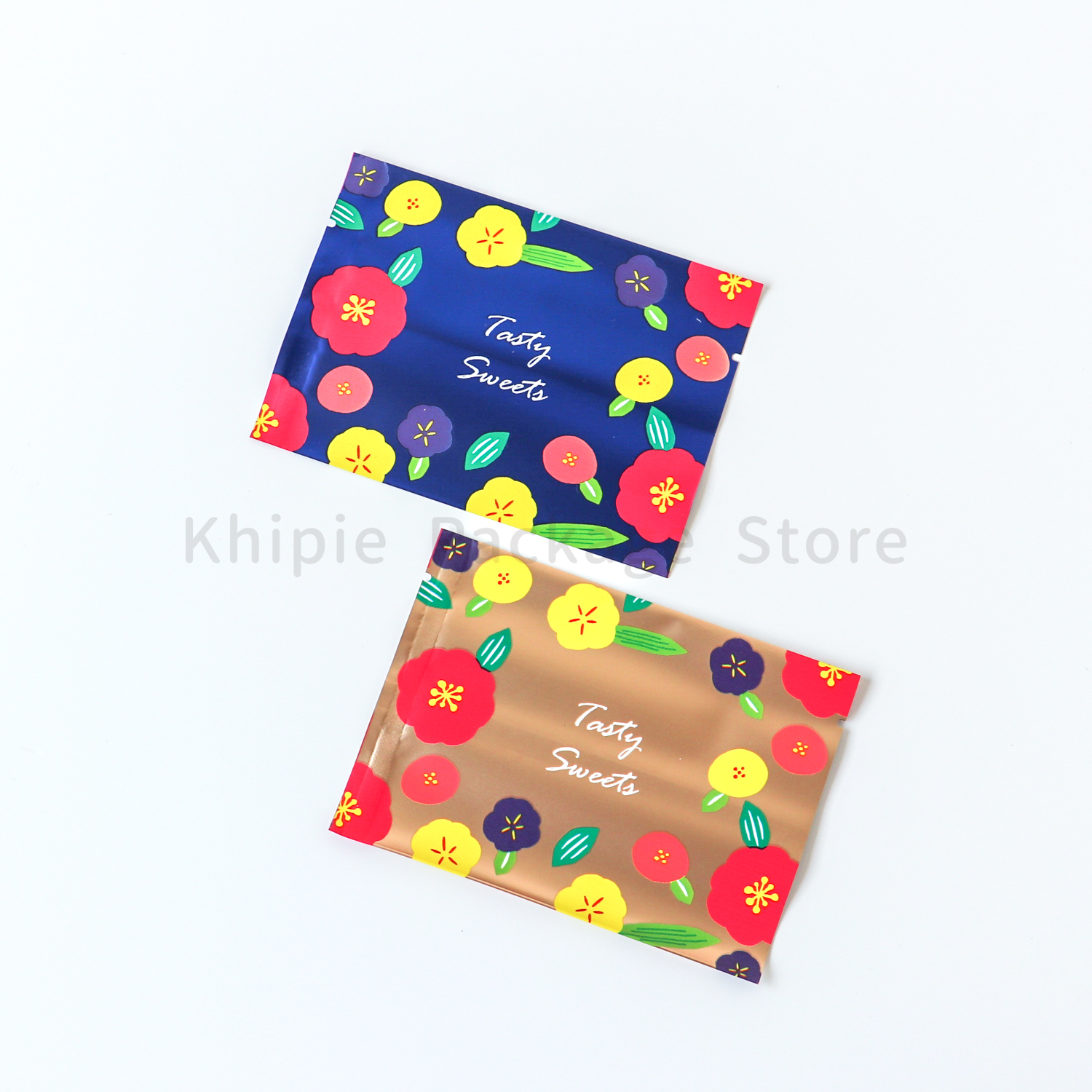 鋁箔餅乾袋｜花｜二色款式