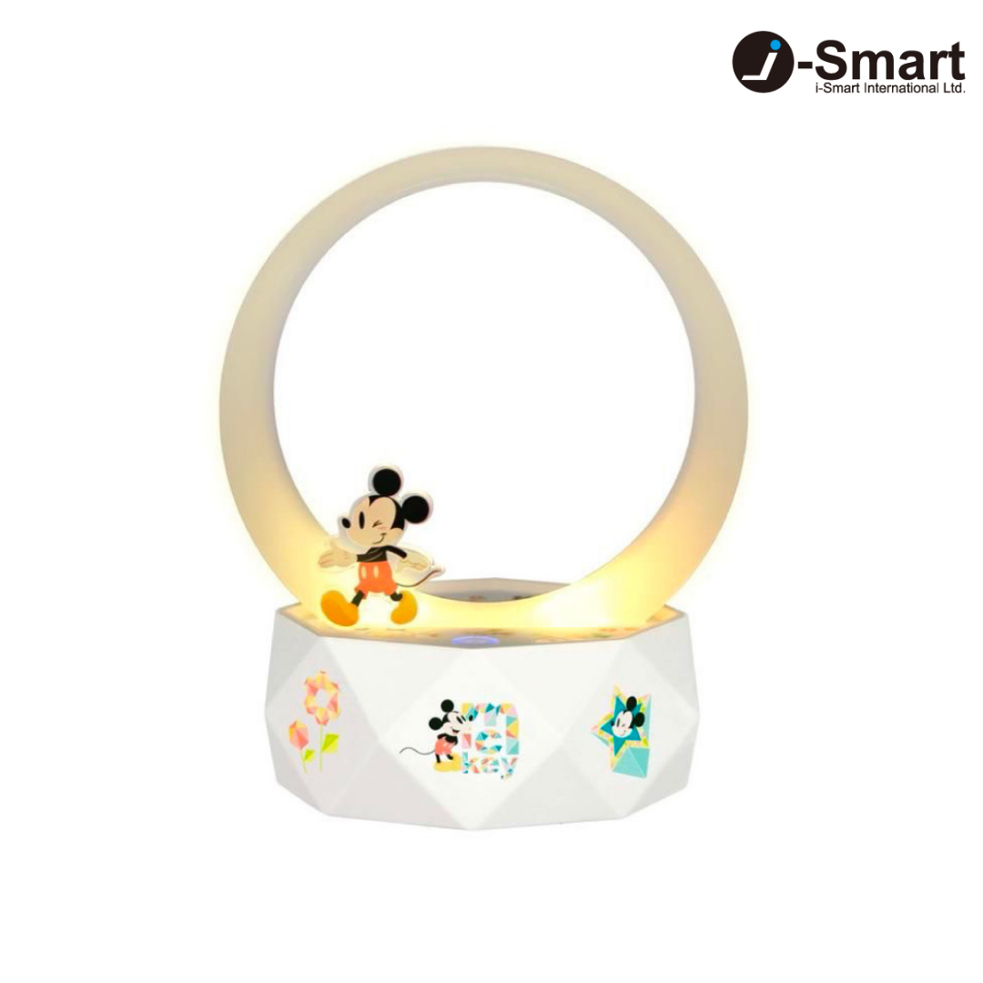 迪士尼 Disney-2合1藍牙喇叭連座枱燈-米奇 Mickey