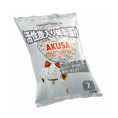 日本AKUSA 活性碳紙砂 7L