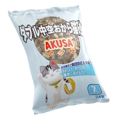 日本AKUSA 雙通豆腐砂 7L