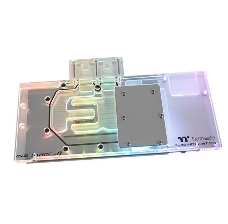 米特3C數位–曜越Pacific V-RTX 2080Ti Plus透明水冷頭/ASUS ROG顯卡/CL-W247-CU00SW-A