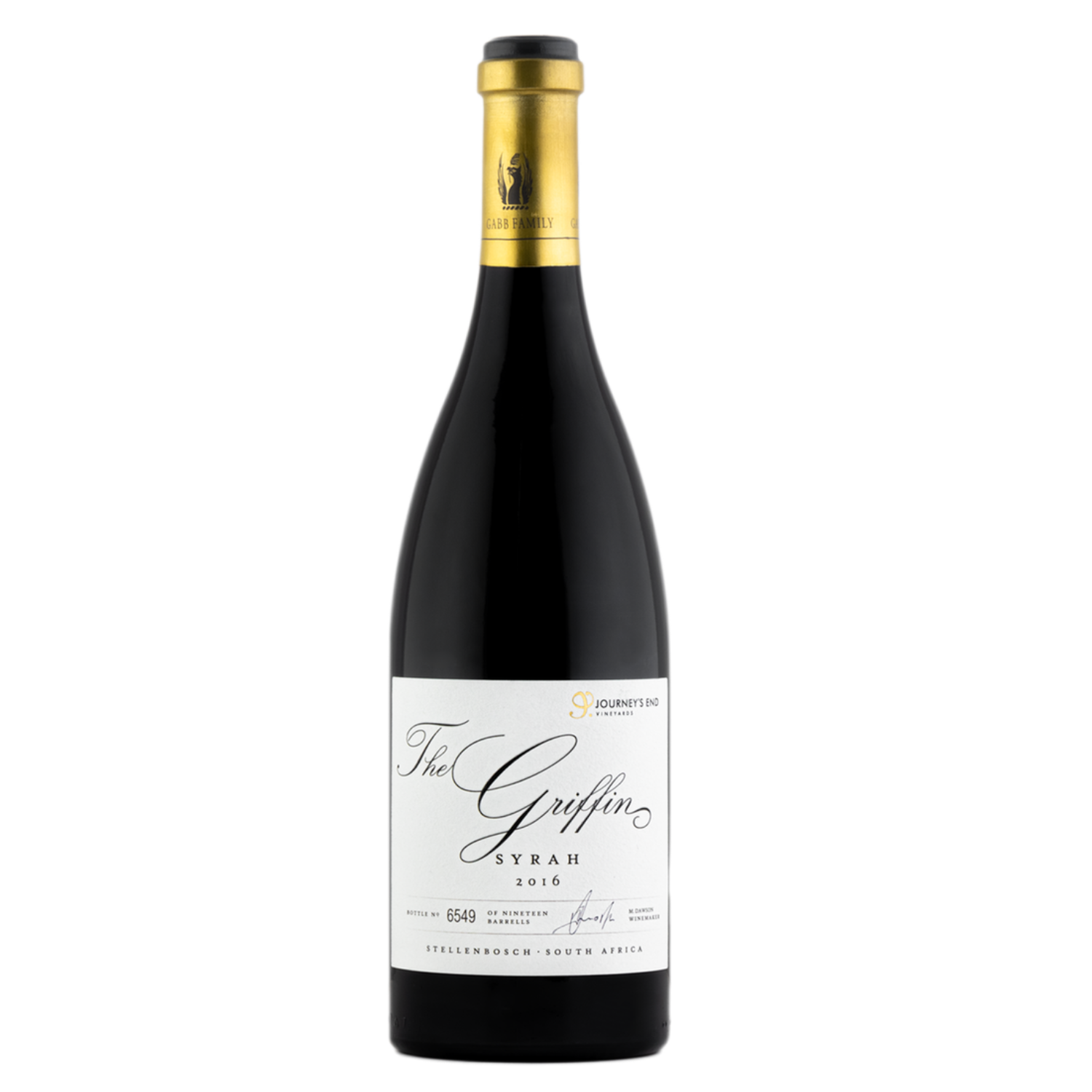 Journey's End Griffin Syrah 2017