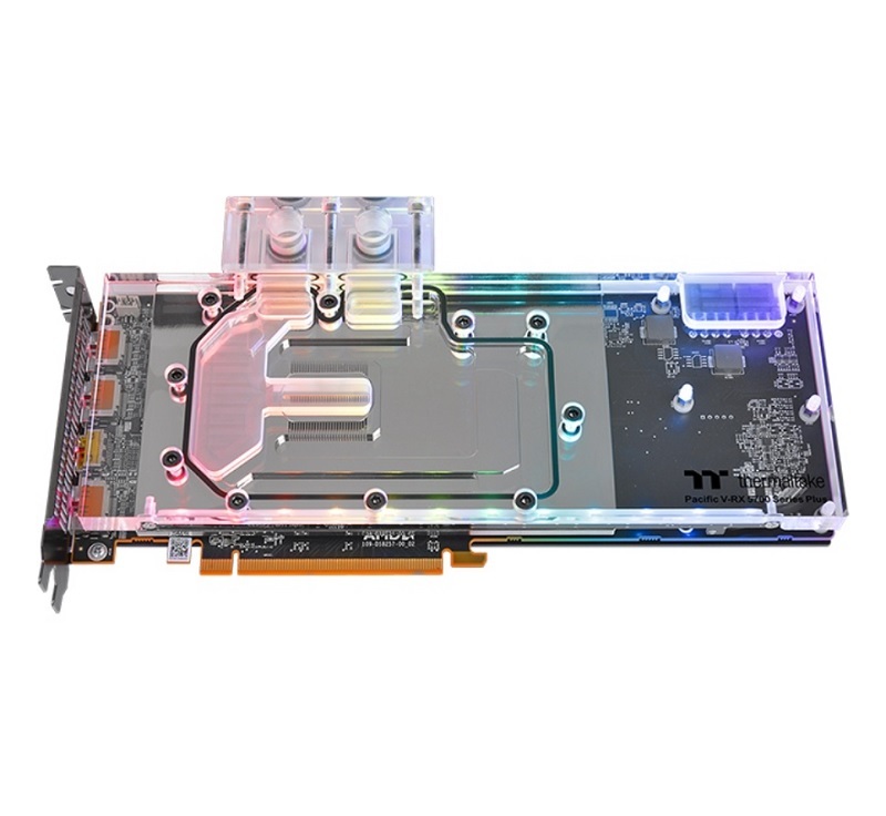 米特3C數位–曜越 Pacific V-RX 5700 Series Plus 透明顯卡水冷頭/CL-W277-CU00SW-A