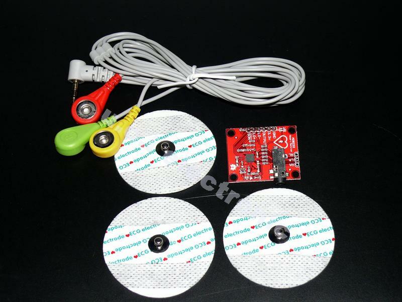 【UCI電子】(3-4) 心電測量 AD8232 脈搏 心臟 心電圖 套件 兼容 Duinofun