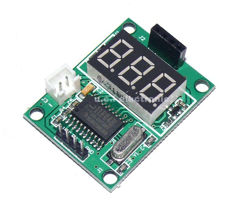 【UCI電子】(Y-2) 超聲波測距模塊測試板 5V測試板 測試HC-SR04顯示測距儀