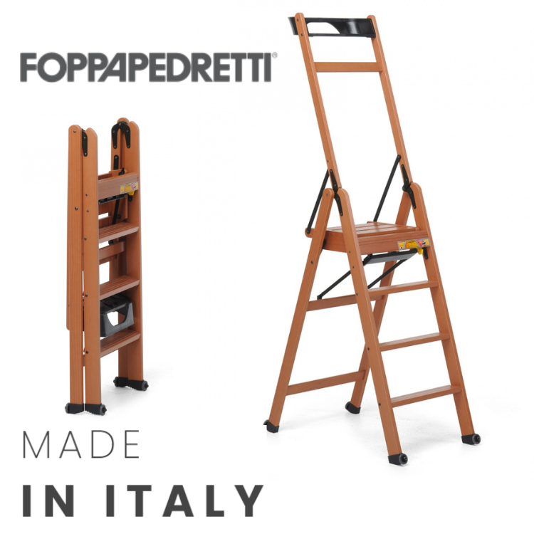 意大利Foppapedretti 扶手木梯 - LASCALA5
