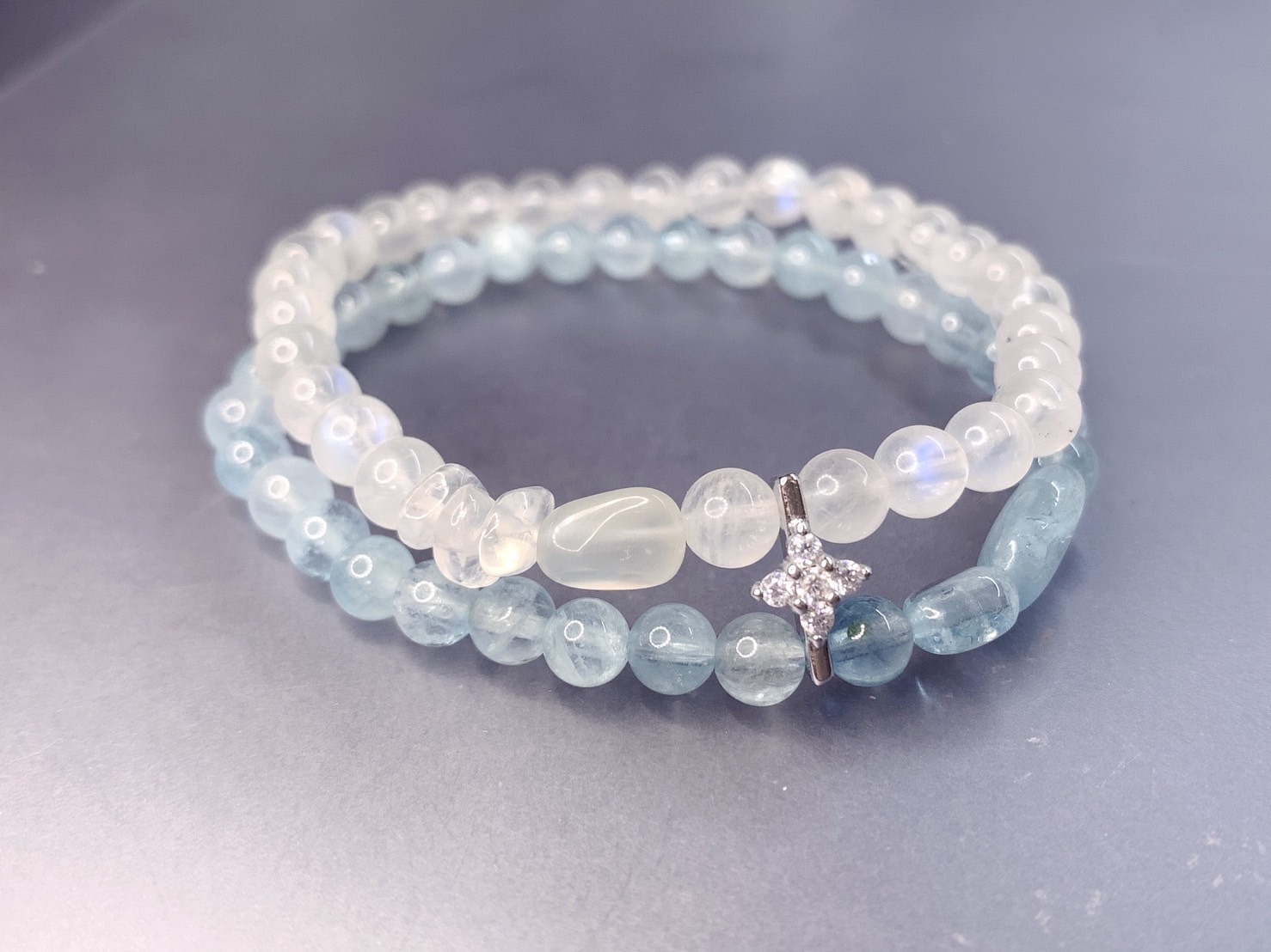 海藍寶與月光石丨安神與療癒丨小暑05丨三月-六月