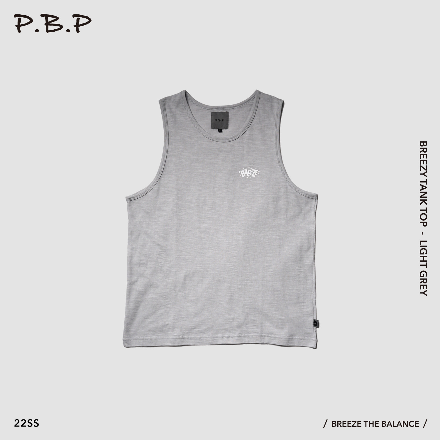 Breezy Tank Top Light Grey