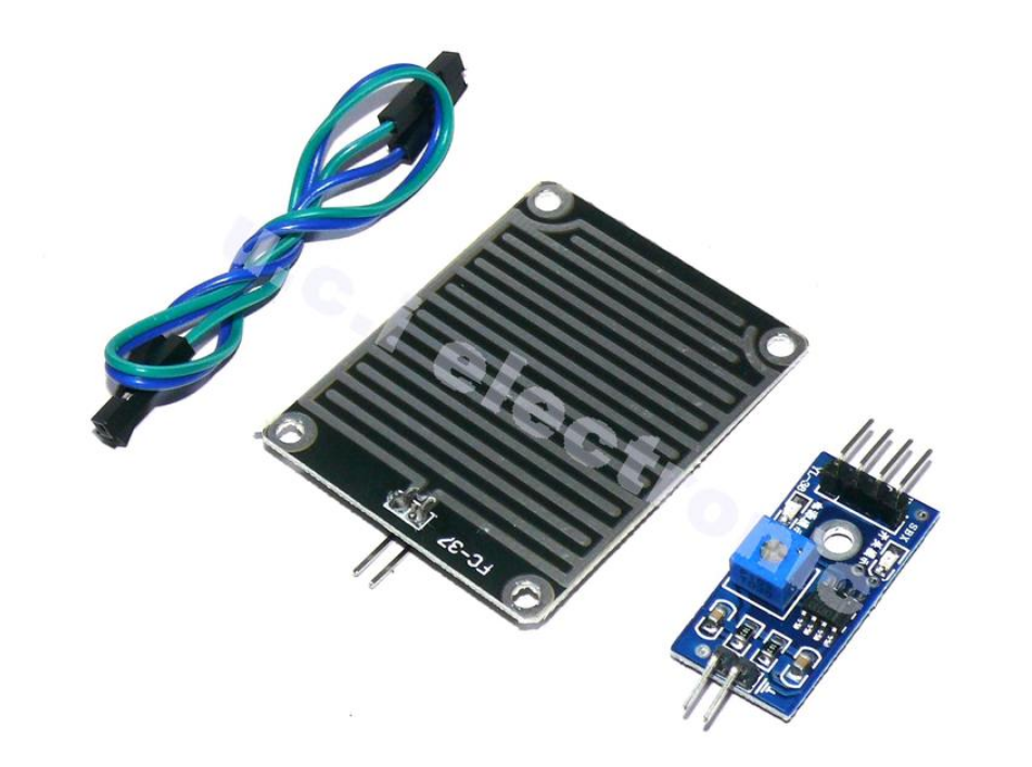 【UCI電子】(3-2) 天氣 雨滴 雨水 下雨傳感器 葉面傳感器模組 大面積雨滴模組測器