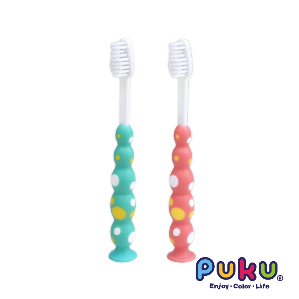 特柔吸盤牙刷-(藍/紅)