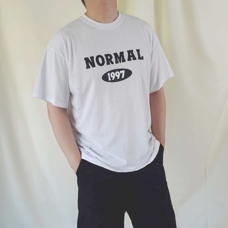 7M10 美式復古1997棉TEE 白色