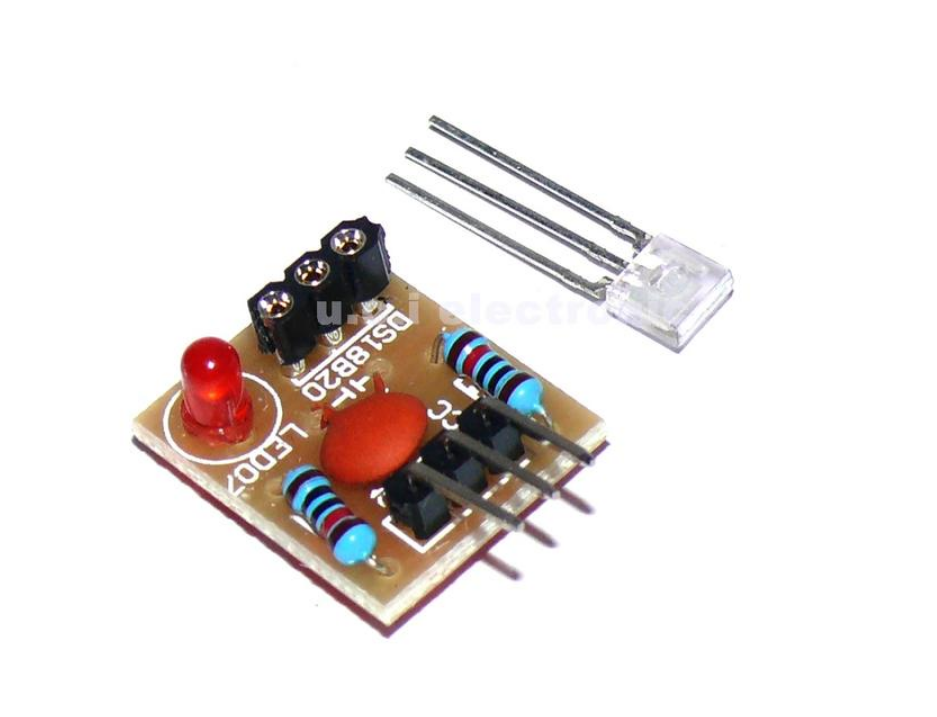 【UCI電子】(4-7) 鐳射傳感器模組 雷射光接收模組（非調制管） 激光接收模組 高低電平輸出 雷射光控制接收器