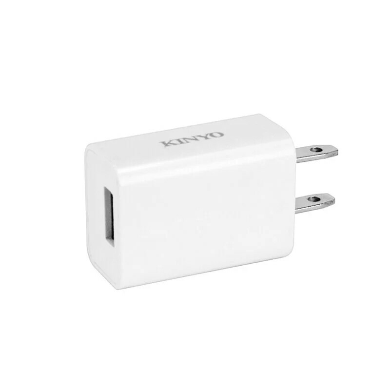 【KINYO】單孔豆腐頭USB充電器 (CUH-20)