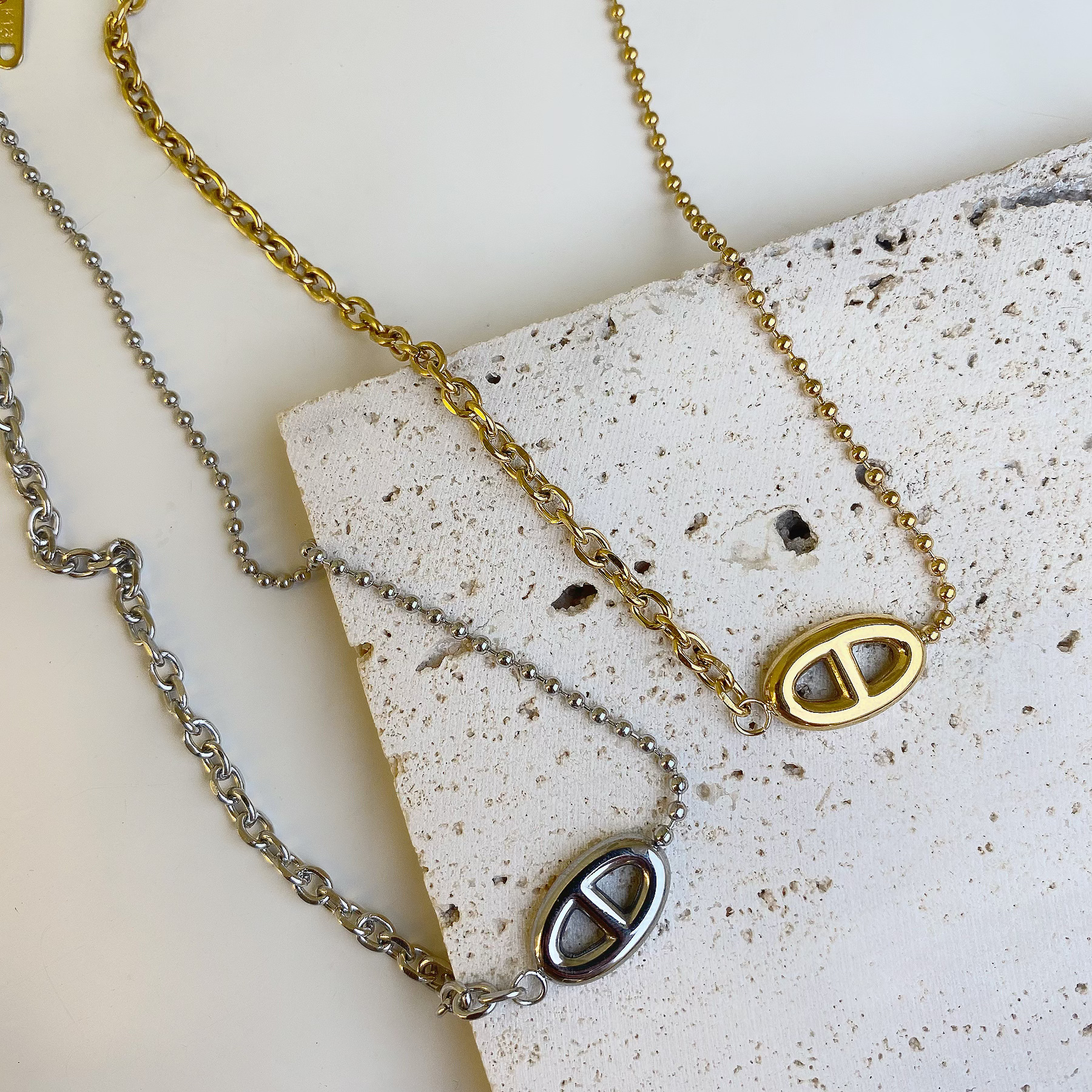 【鈦鋼】與眾不同．豬鼻頸鏈