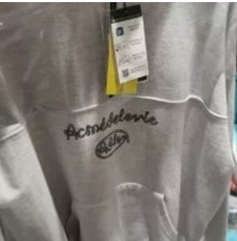 [S] ADLV ROPE LOGO SWEATSHIRT,MELANGE, ADLV21FW-SWLROP-MEL (SAV44)