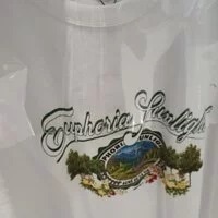 [S] ADLV GREENERY BASIC SHORT SLEEVE T-SHIRT,WHITE, ADLV22SS-SSAGRA-WHT  [FINAL SALE] SAV45)