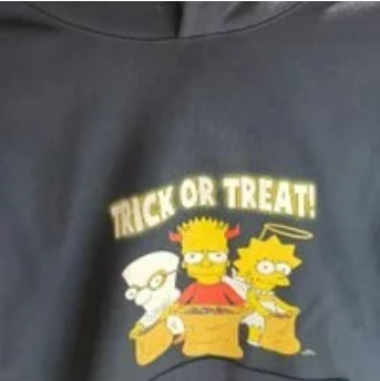 [S] ADLV TRICK OR TREAT HOODED SWEATSHIRT,NAVY, ADLV21FW-HDSPTT-NVY (SAV46)