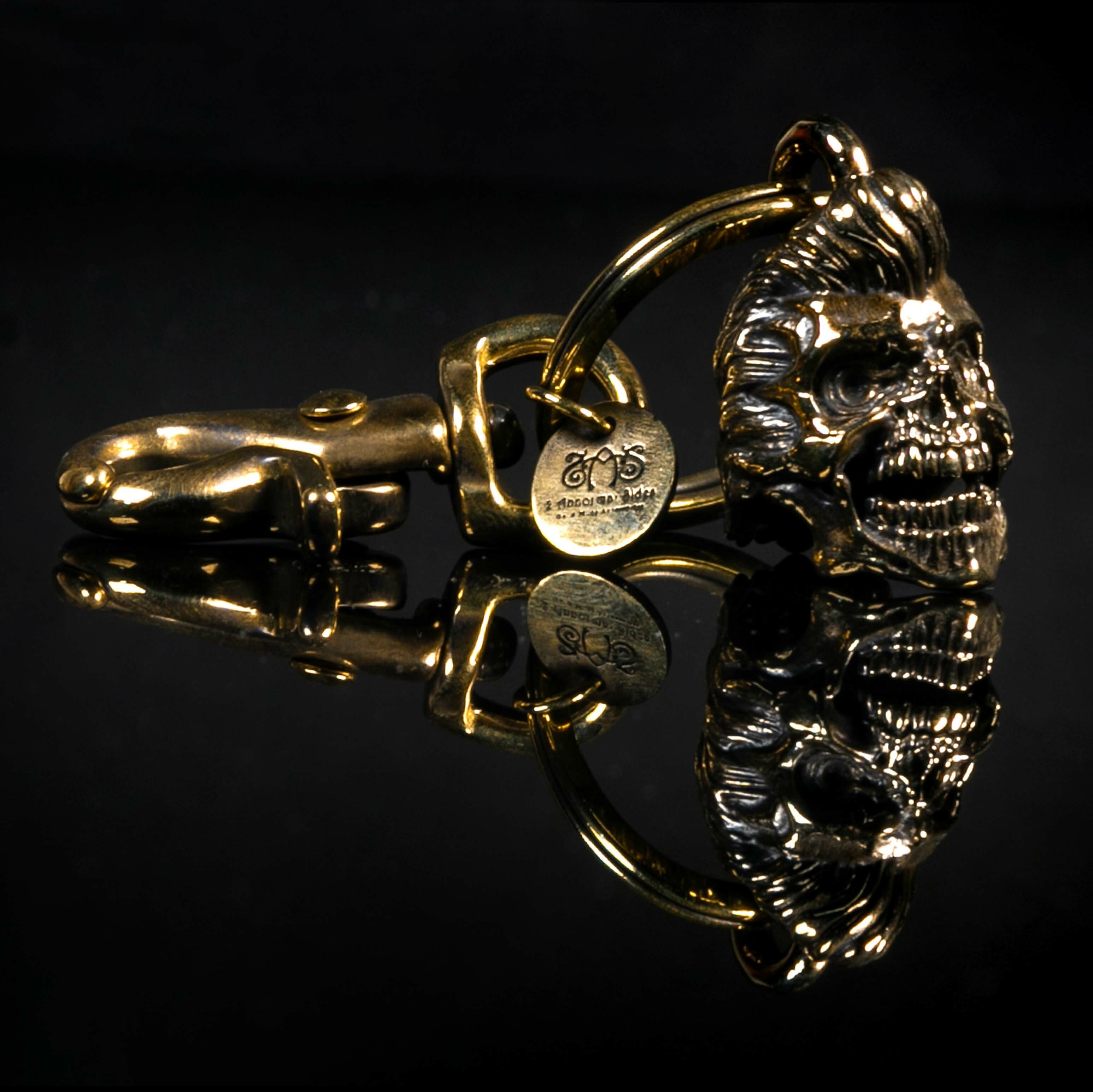 BAD KIDS 惡童 19A/W Skull bell key ring (骷髏鈴鐺 鑰匙圈 黃銅)