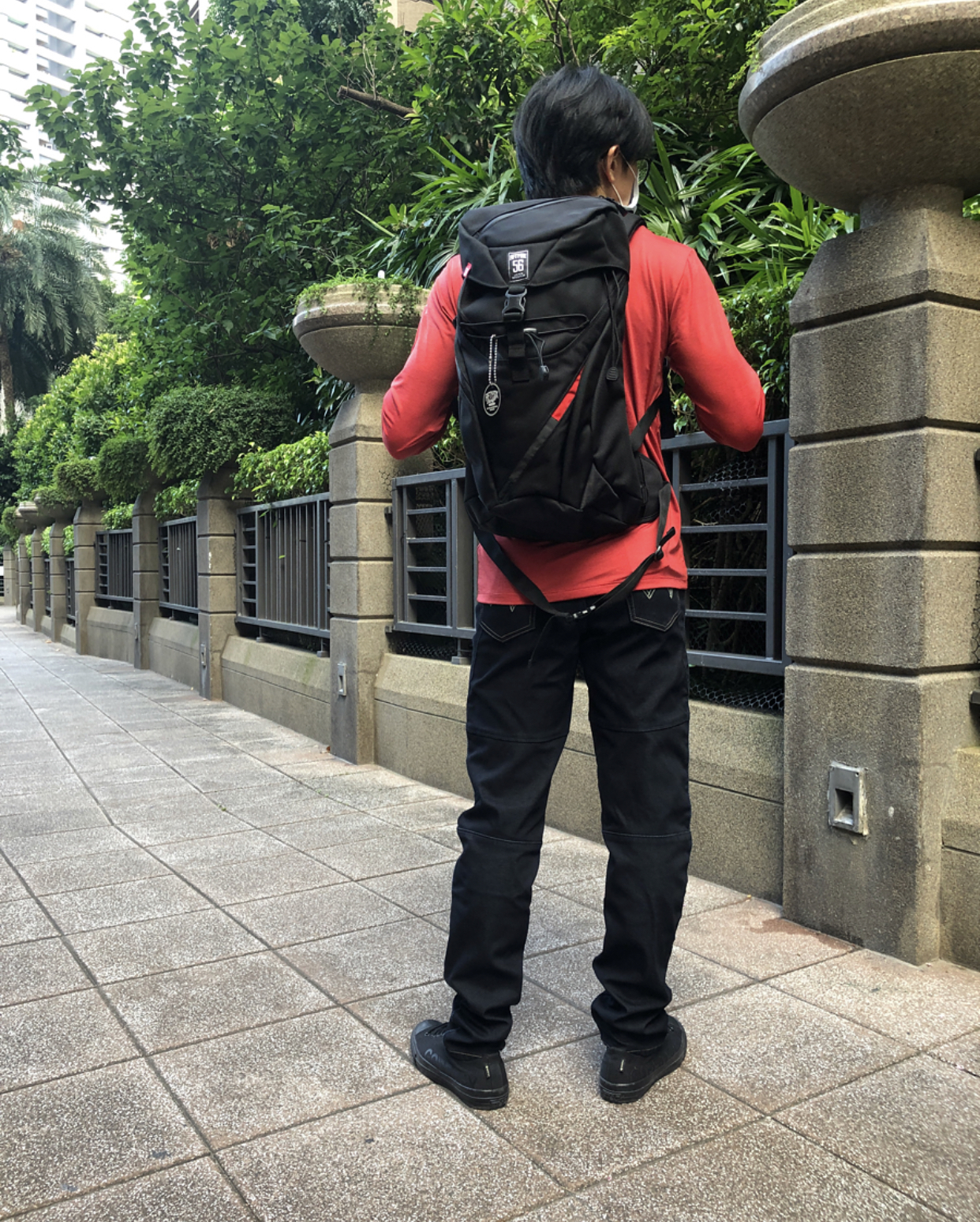 56DESIGN 騎士後背包，AIR THROUGH背部氣道，防水防塵機能款