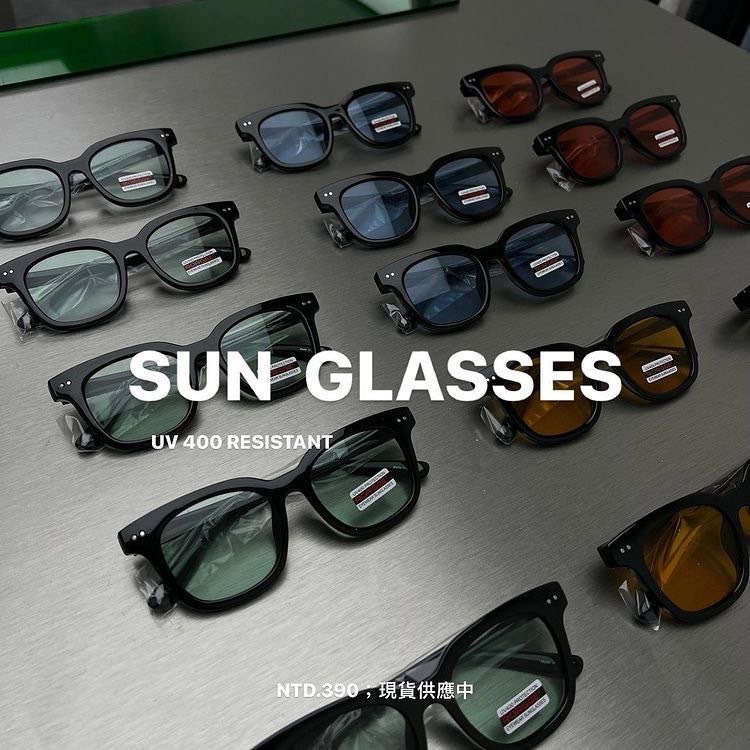 [1atm] 抗UV400 百搭多色墨鏡 (6 colors)