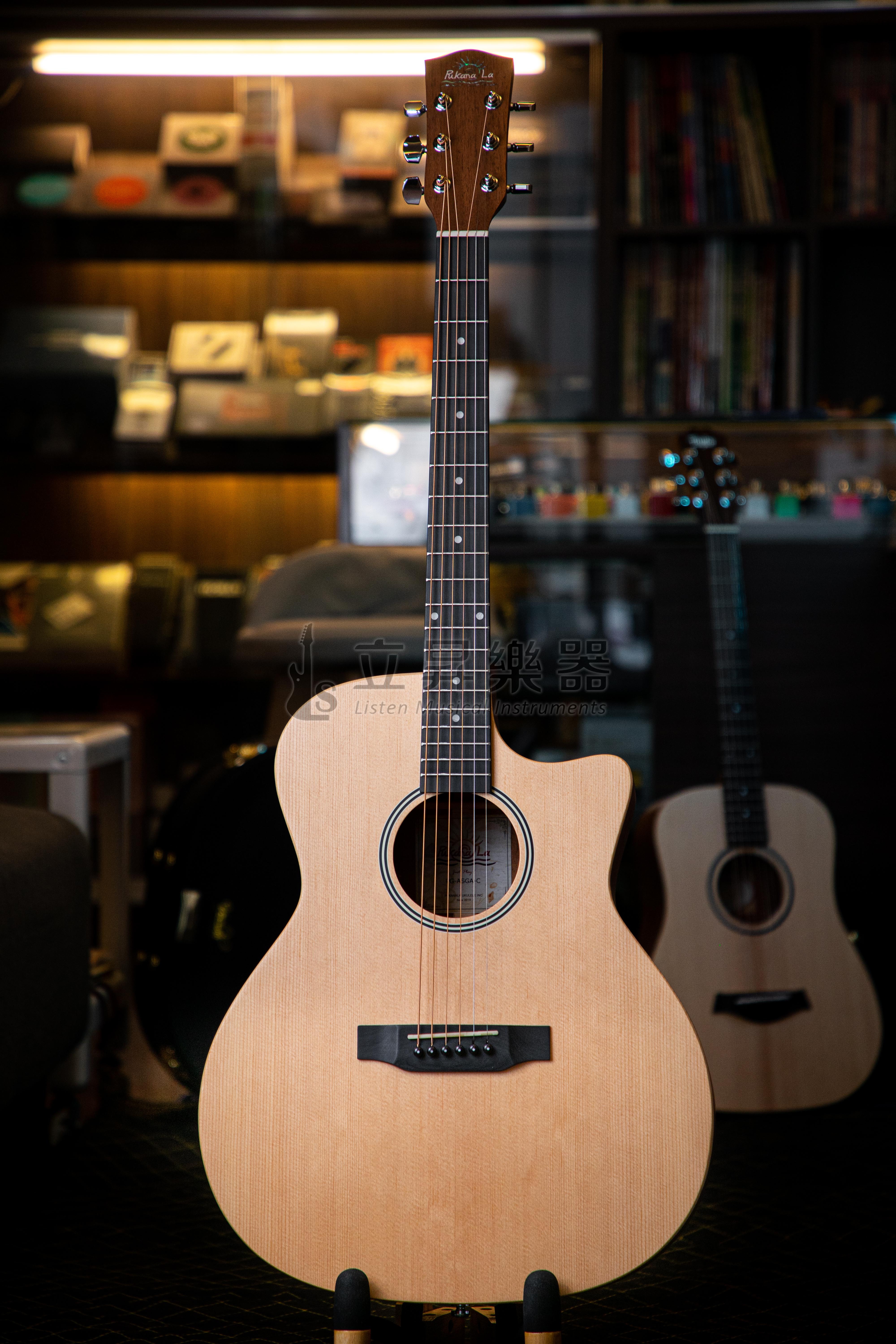 PukanaLa PG-ASGA-C 雲杉木面板 41吋 GA桶 全單板木吉他