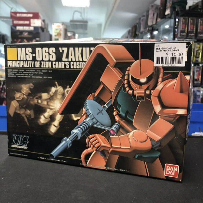寄賣-GUNDAM HG 1/144 Ms-06S Zaku II