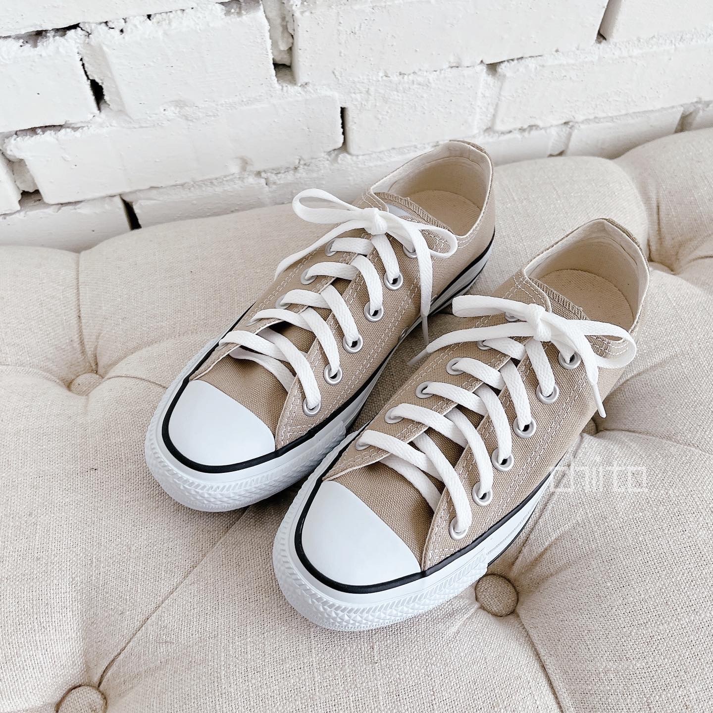 converse All Star 日本限定奶茶色 低筒