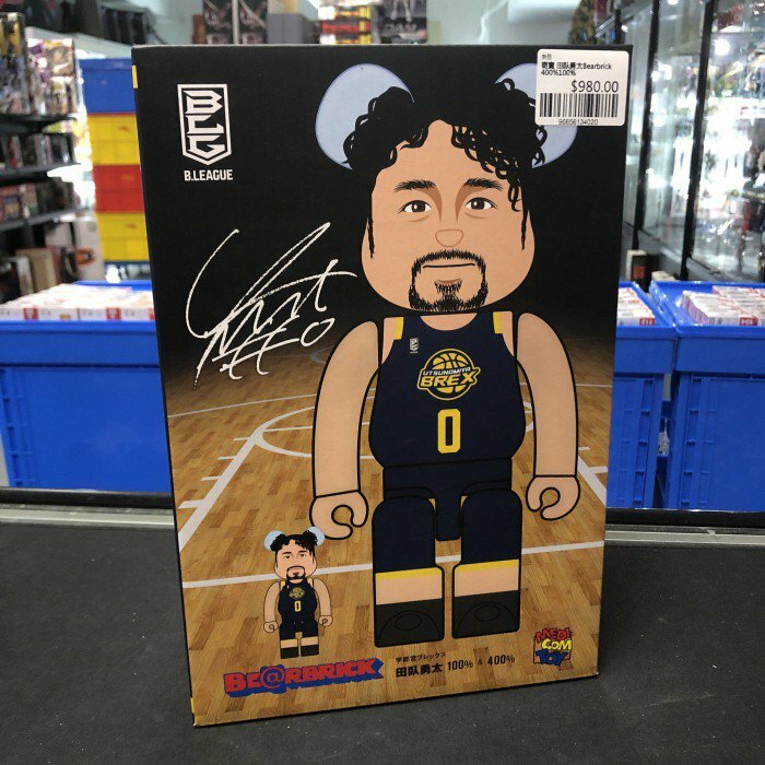 寄賣 田臥勇太Bearbrick 400%100%