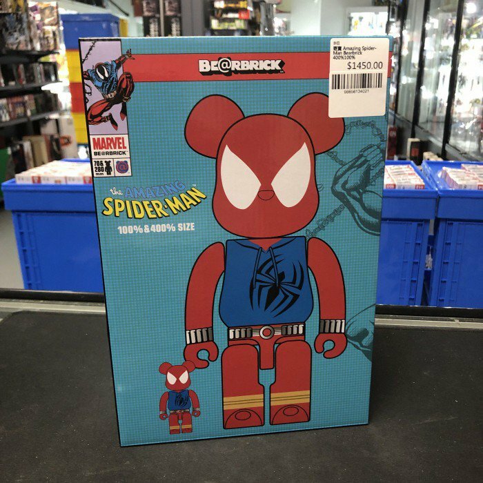 寄賣 Amazing Spider-Man Bearbrick 400%100%