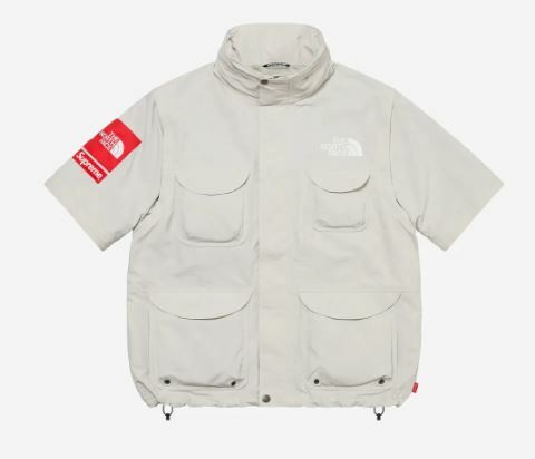THE NORTH FACE X Supreme Trekking 白灰 多功能 外套 背心 短袖 NF0A7WX4128