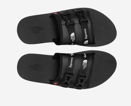 THE NORTH FACE X Supreme Trekking Sandal 拖鞋 黑 NF0A7W6NJK3