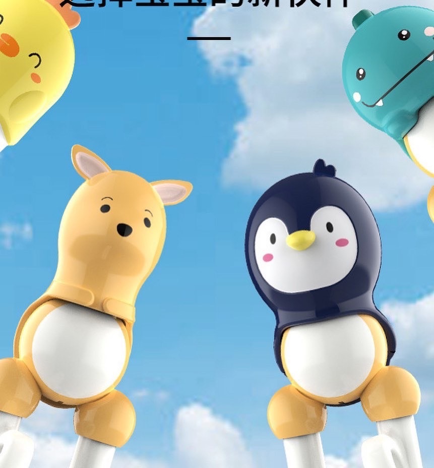 可愛!55身小動物學習筷