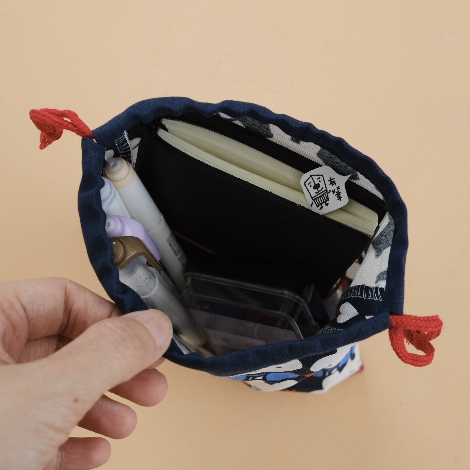 miffy drawstring bag