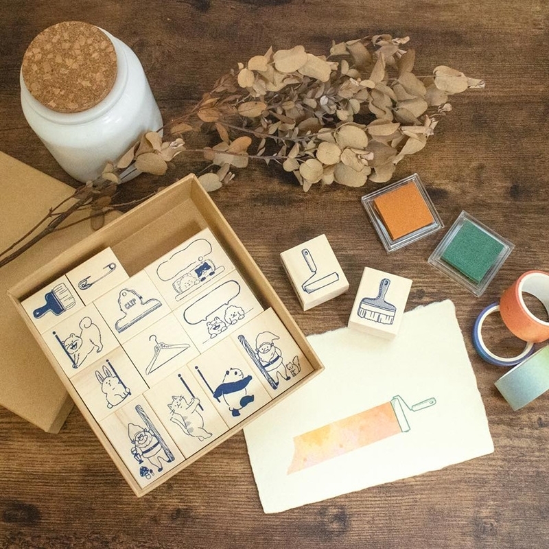 熊貓 木製印章｜日本Beverly