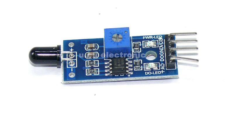 【UCI電子】(3-3) 4針 3針 火焰感測器模組 火源探測模組 紅外接收模組