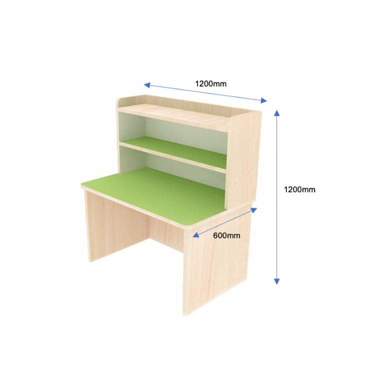 Study Table with Shelves, Classic