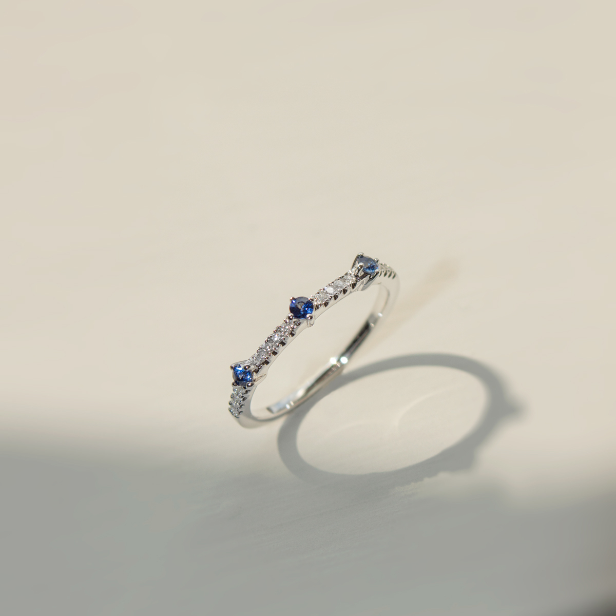 Secret Code 藍寶石戒指