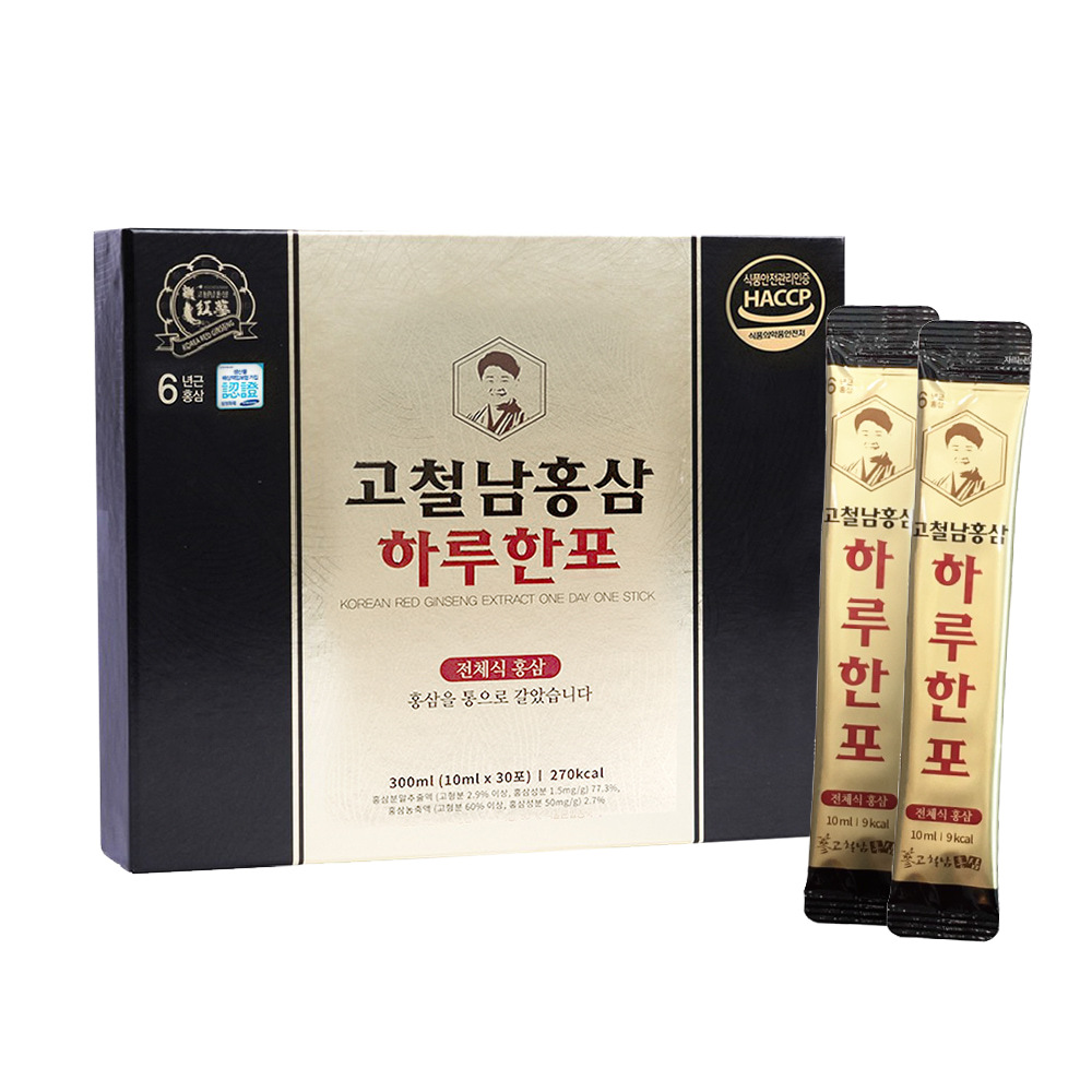 【高鐵男】韓國高麗紅蔘黃金飲x1盒(30包)(結帳再享9折優惠)