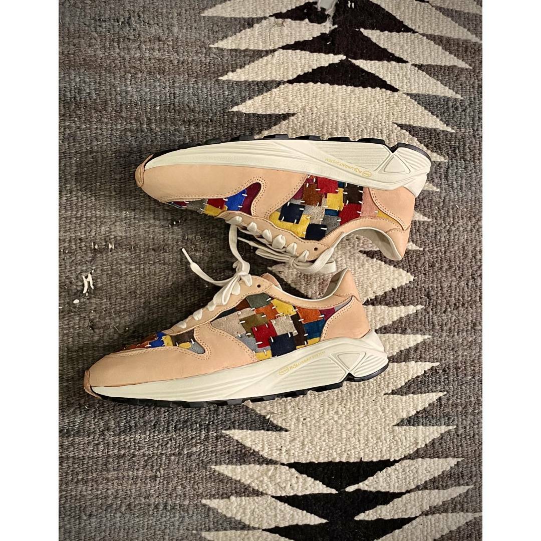 Sweet Villians M1234 Multi Colored Cowhide Scraps Sneaker