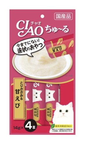 CIAO- [SC-142]雞肉+甜蝦醬[14GX4] EXP:2024/04