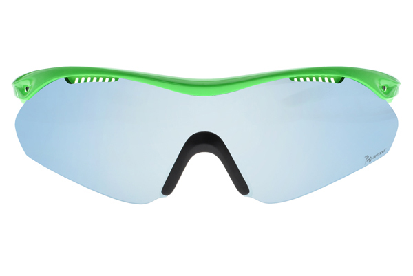 【720】B355B3-6 運動太陽眼鏡 (螢光綠/灰藍白鍍膜) Analog系列 台灣製