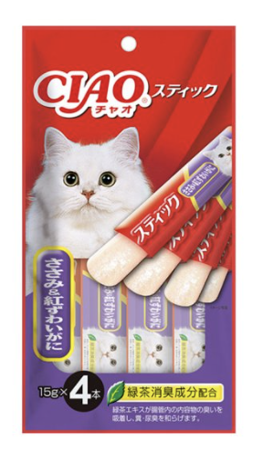 CIAO-[TSC-124]〈CIAO果凍片〉 雞肉+松葉蟹片 [15GX4]