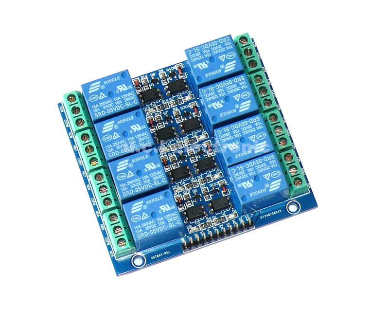 【UCI電子】(Y-3) 8路繼電器 5V 10A 光耦隔離式 繼電器模組