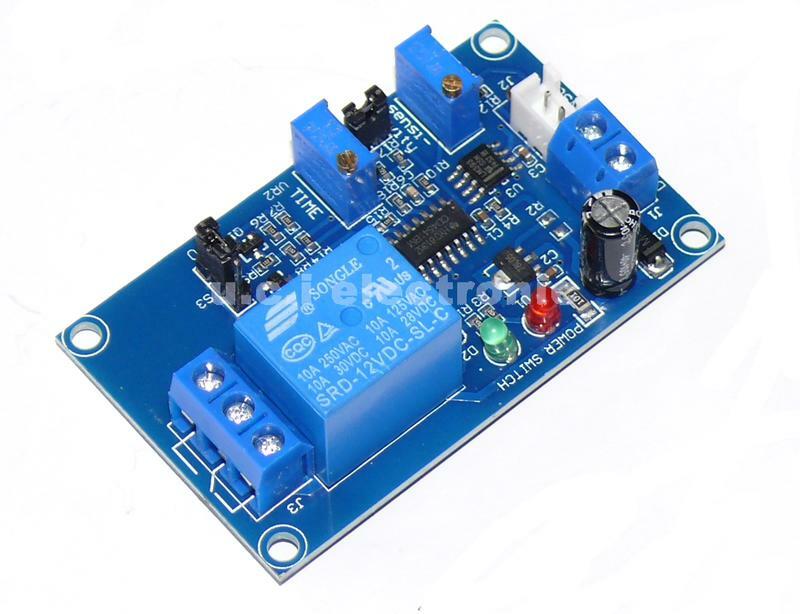 【UCI電子】(11-4)12V光敏電阻感測器繼電器模組 光控延時可調開關 無光感應