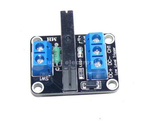 【UCI電子】(Y-4) 1路 2路 5V低電平固態繼電器模塊帶保險絲 固態繼電器250V2A
